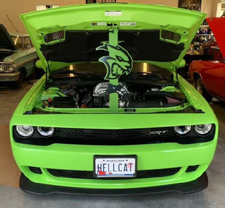 3D Hellcat Hood Prop 15-up Dodge Challenger, Charger